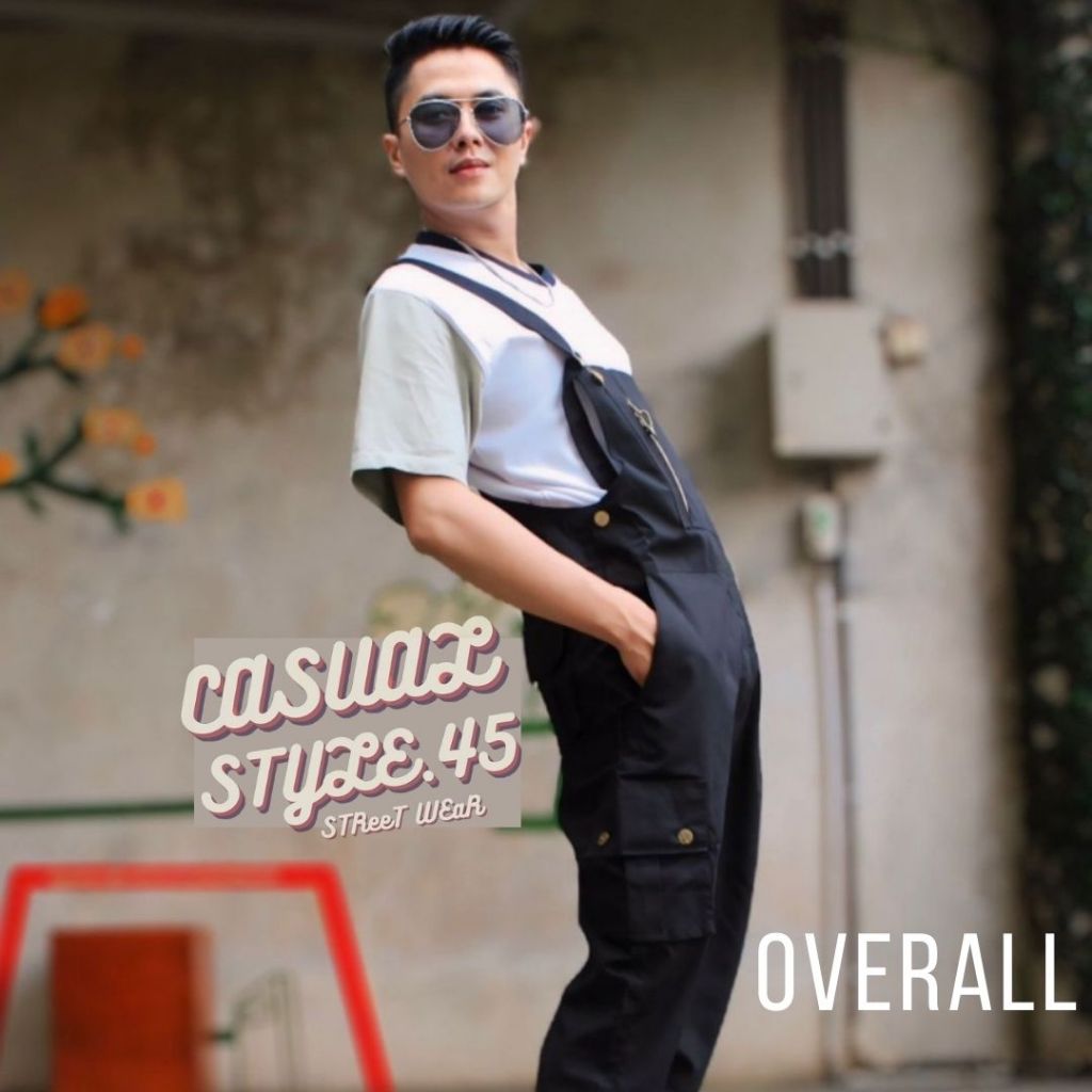 BAJU OVERALL CARGO PRIA ORIGINAL JUMPSUIT PAKAIAN BENGKEL MODEL WEARPACK WORKSHOP SERAGAM PROYEK LAS