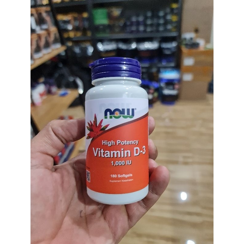 Now Foods Vitamin D3 1000 IU 180 Softgels For Immunity Now D-3 vitamin D 3