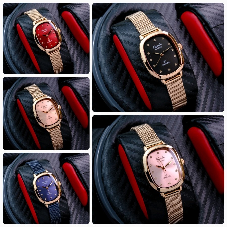 jam tangan wanita alexander cristie Original ac2b40/ ac 2b40 ac2509 /ac 2509 rose gold
