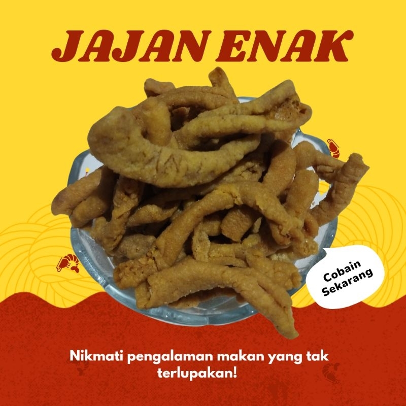 

Keripik Usus Ayam Super 250g - Gurih, Renyah, dan Enak | Usus Krispi Rasanya Sedap