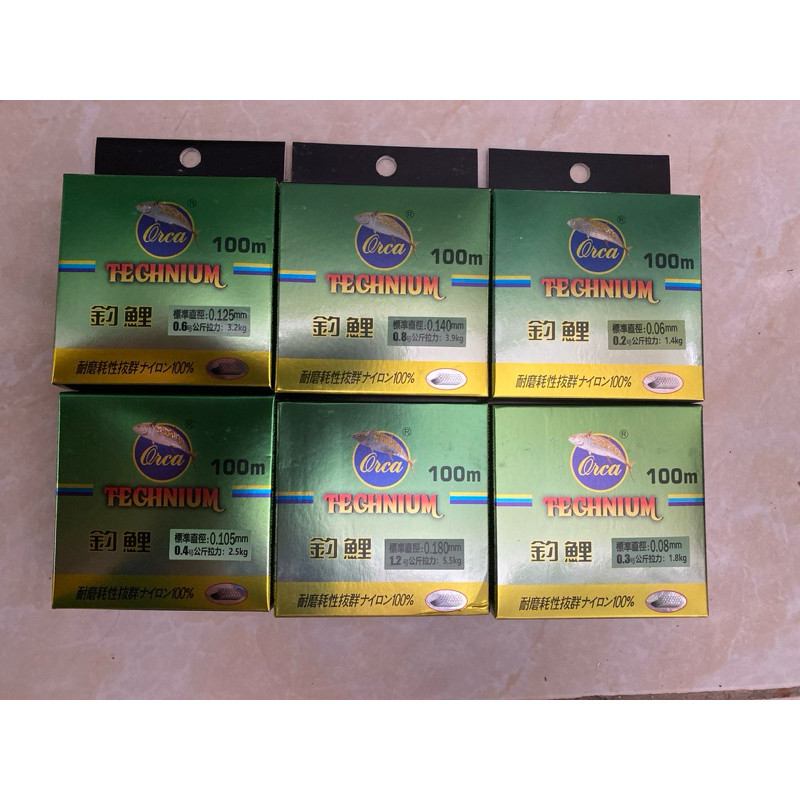 Senar Orca Technium 0.08 sampai 0.18