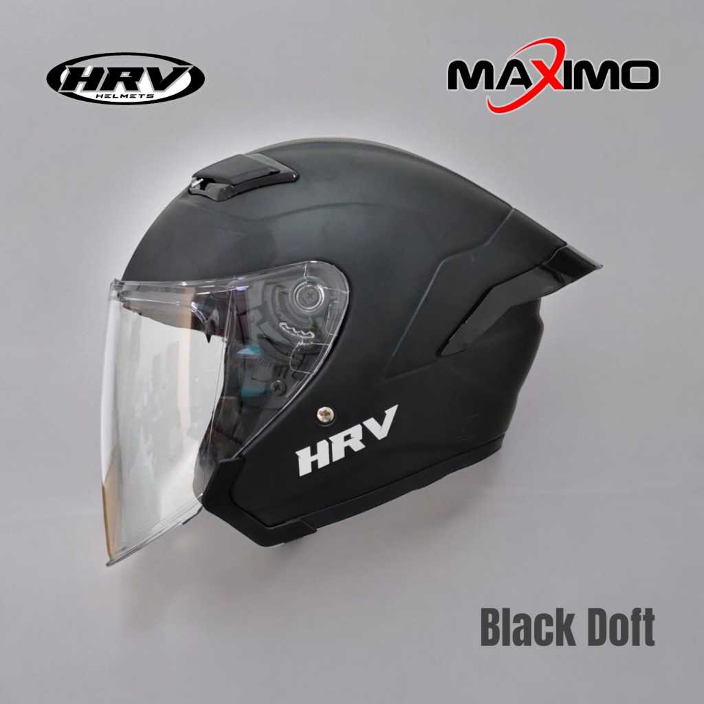 Helm HRV Maximo Solid Spoiler Paket Ganteng SNI