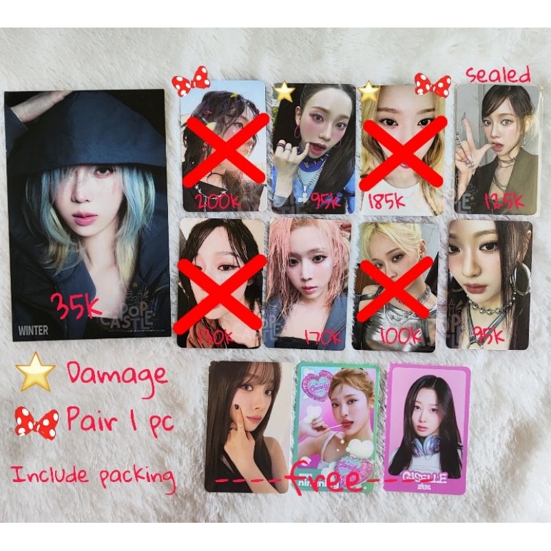 [READY] (BACA DESKRIPSI) Aespa Armageddon Hello Live Interasia Superbeing Smini Karina Giselle Winte