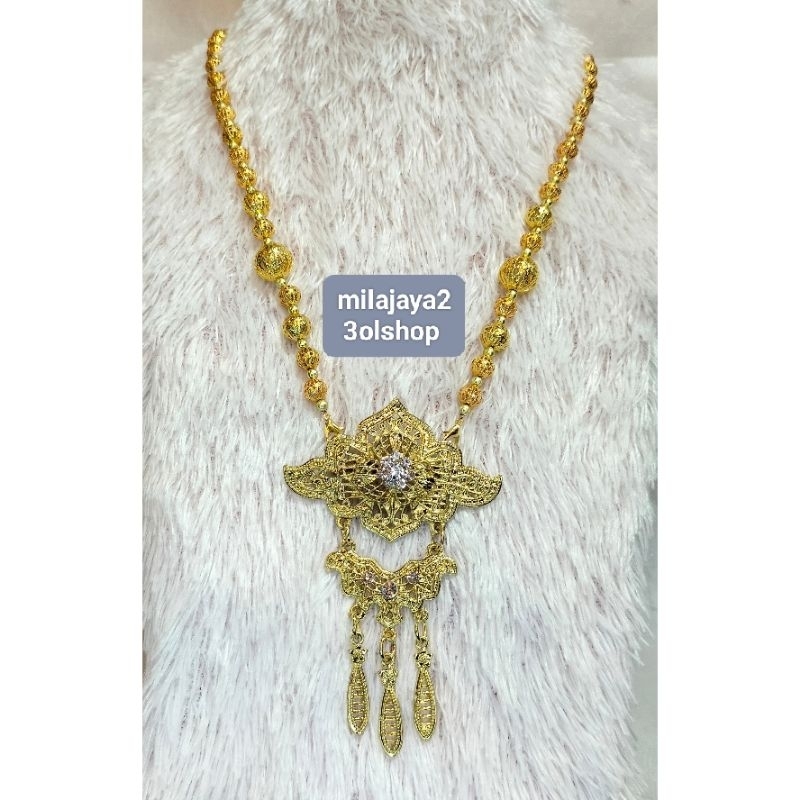 kalung / kalung etnik / kalung kebaya / kalung susun 3 / kalung baju kebaya / kalung bros kutubaru /