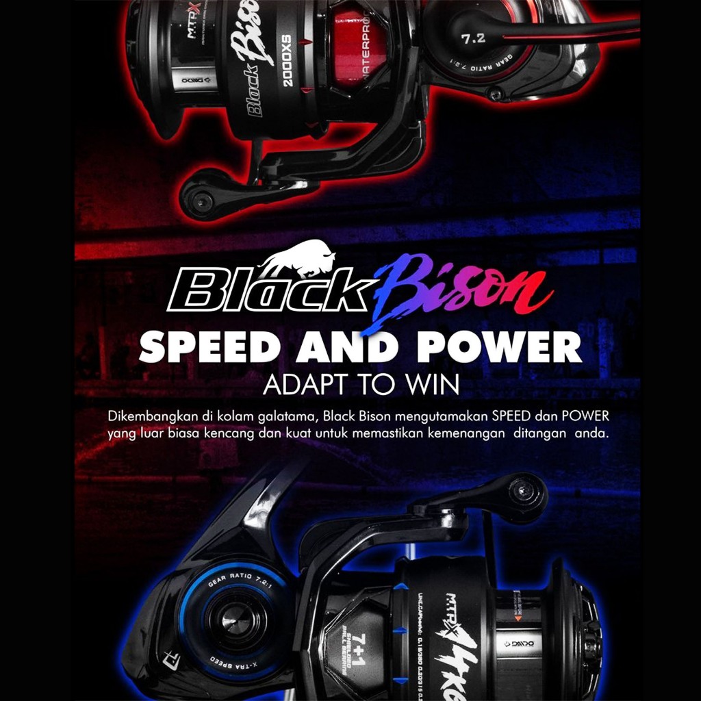 Reel DAIDO BLack Bison XS 2000 3000