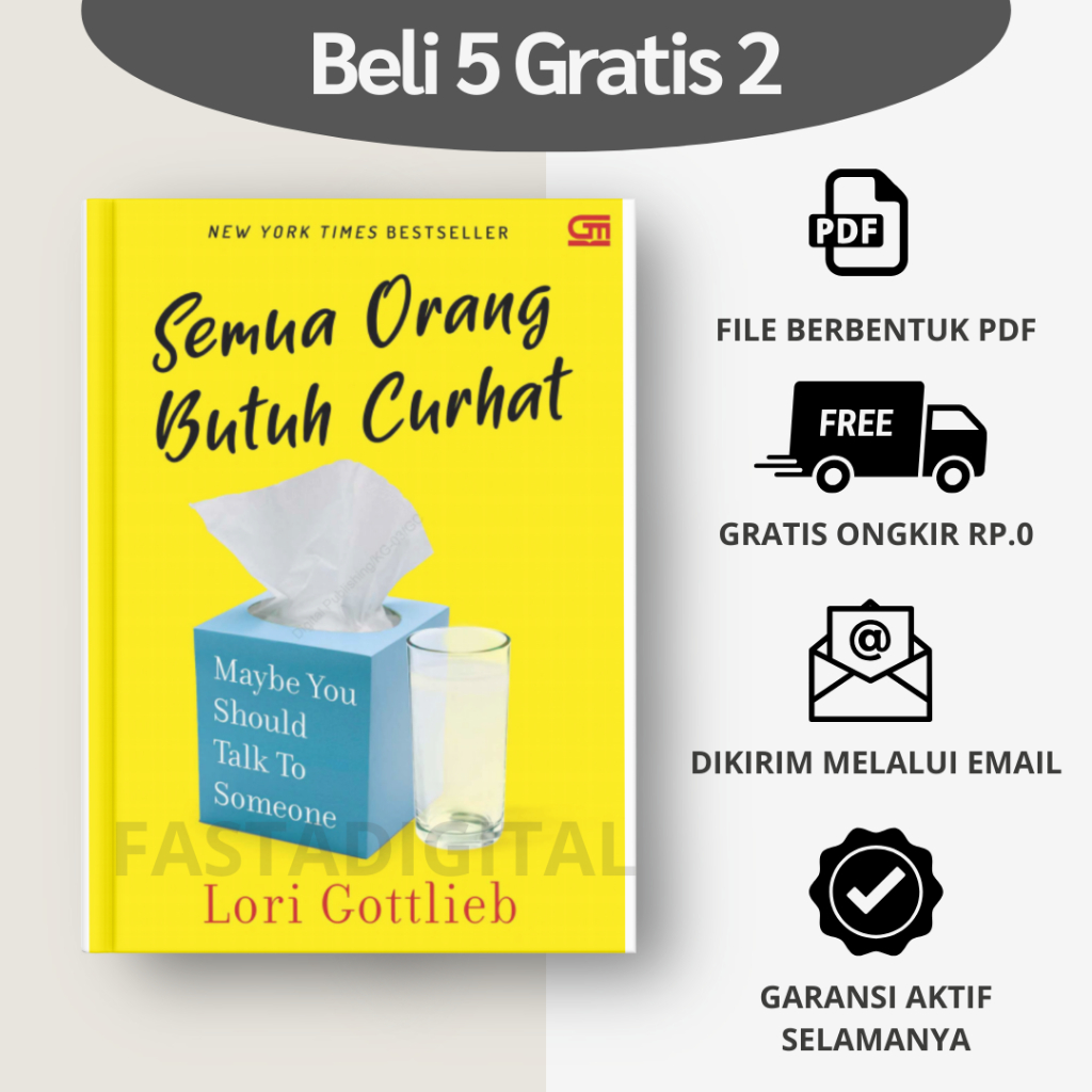 

Semua Orang Butuh Curhat By Lori Gottlieb BEST SELLER - Bahasa Indonesia