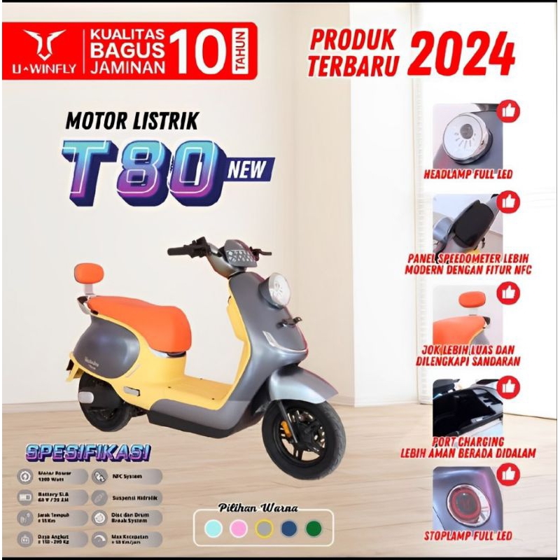 Motor Listrik Uwinfly T80