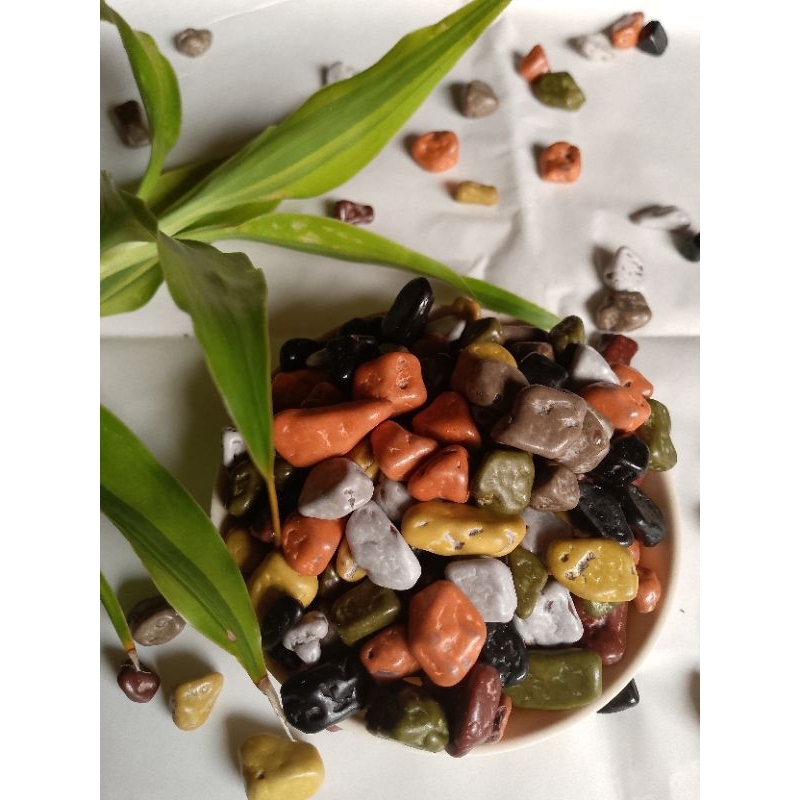 

PROMO coklat kerikil kemasan toples berat 500gr FREE kardus dan bubblewrap