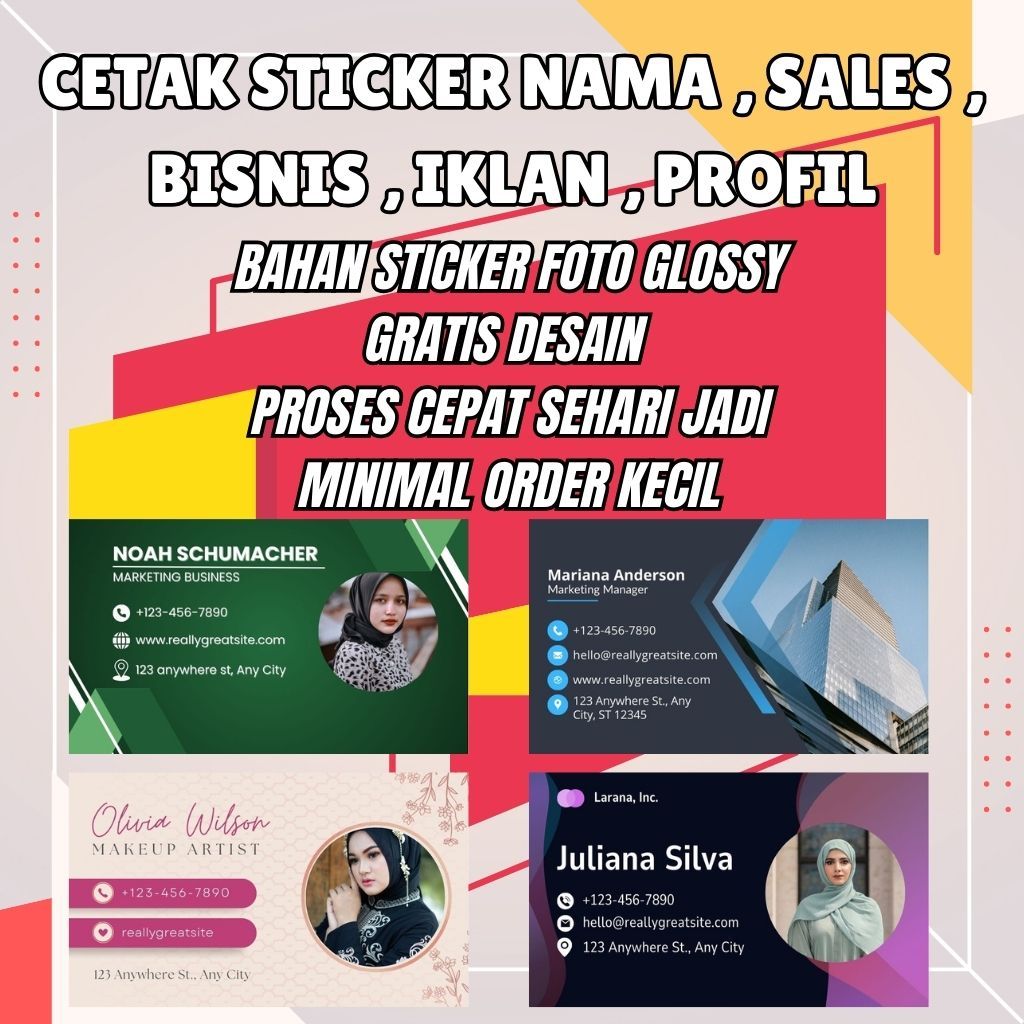 

Cetak Sticker Bisnis / Sales dll Dapat 65 pcs Uk 2 x 4 cm , Ada Variasi Ukuran Lain