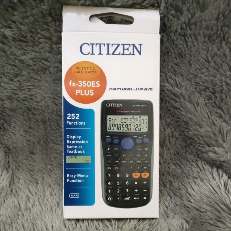 

kalkulator scientific citizen fx-350esplus easy menu function/scientific calculator citizen fx-350esplus