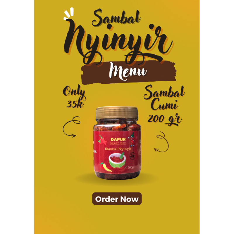 

Sambal Nyinyir Cumi 200gram