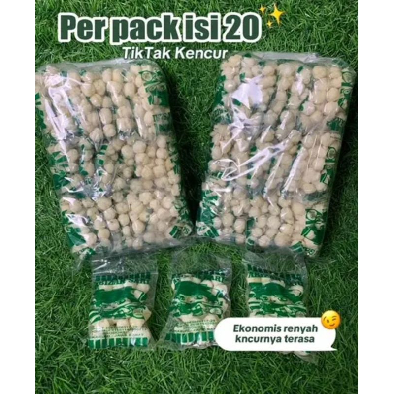 

HARGA PABRIK Camilan Pilus Kencur kemasan 1 pack isi 20pcs Tiktak Cikur Makanan ringan snack kerupuk