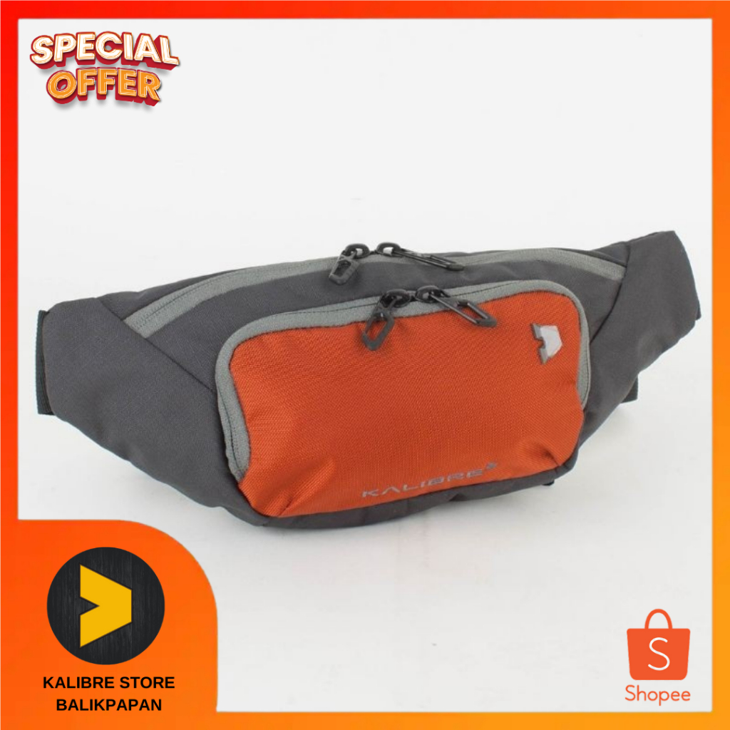 TAS PINGGANG KALIBRE WAISTBAG EUCLID ORANGE-GREY 2L 921302814