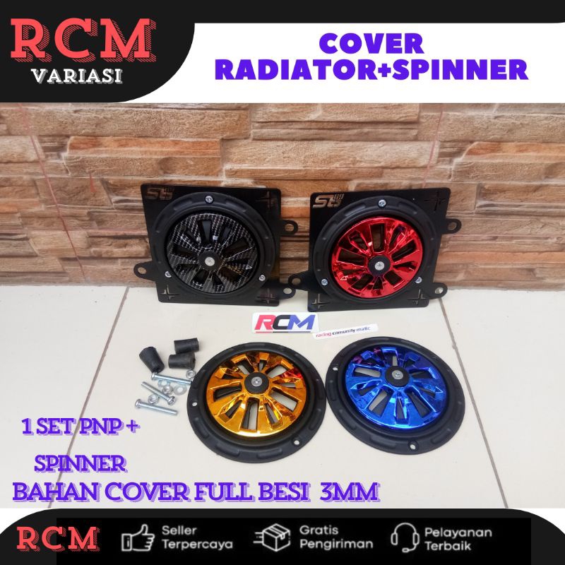 COVER SPINNER RADIATOR VARIO 125 OLD 150 NEW KZR PNP