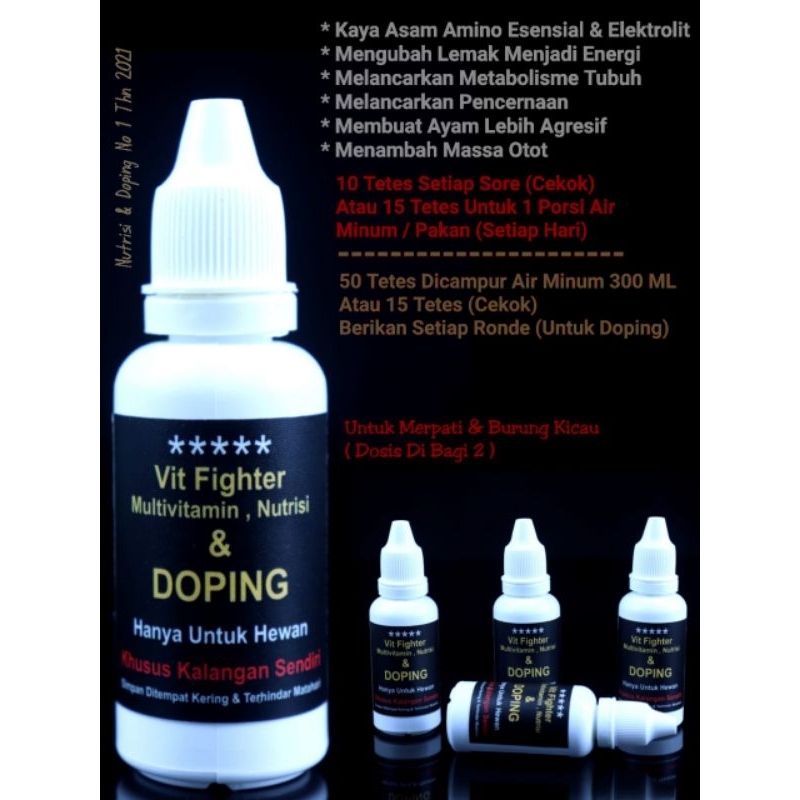 Doping VIT Fighter (Doping Ayam Bangkok)