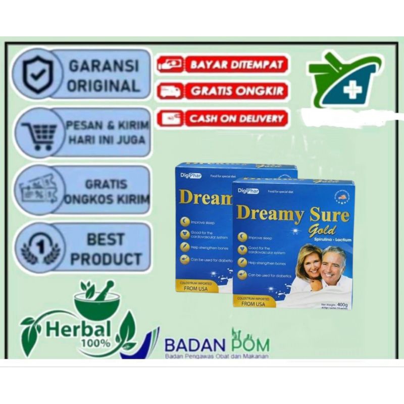

0DREAMY SURE GOLD IMPORT USA ATASI INSOMNIA DAN GANGGUAN TIDUR