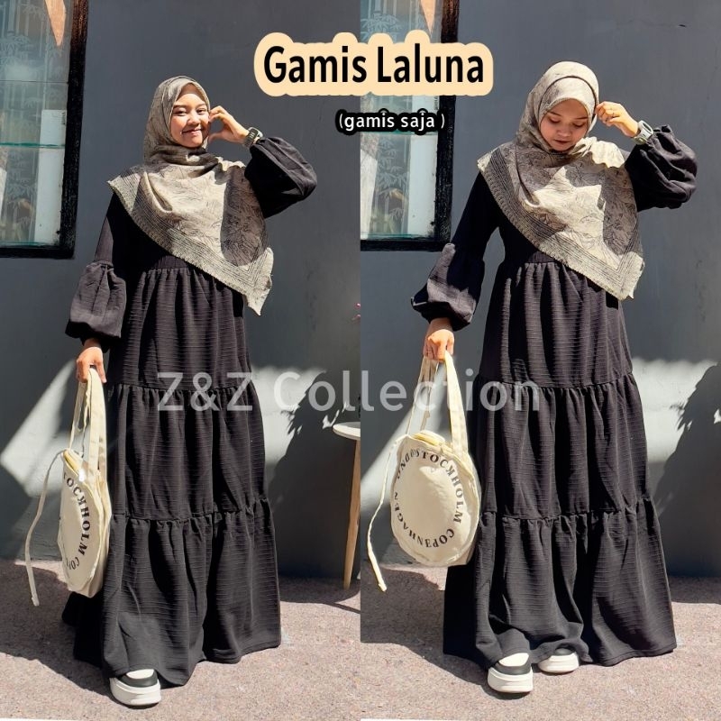 Gamis Laluna (gamis+vest)
