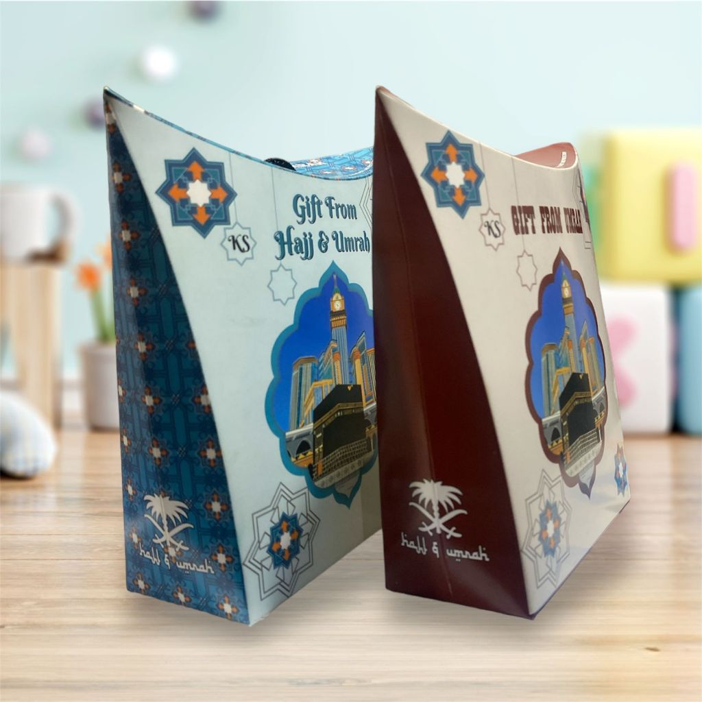 

RB Dus Tali Oleh Oleh Haji I Box Kabah Motif Baru 1 pak isi 50 pcs I tenteng dus tali goodie bag