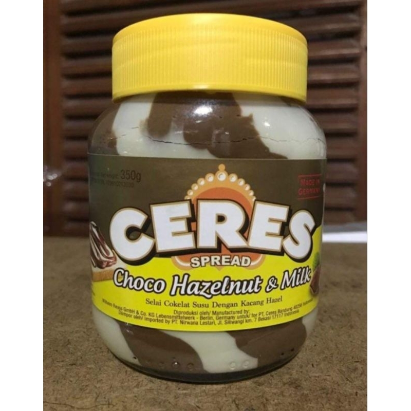 

Selai Ceres Choco Hazelnut dan milk 350gram Murah