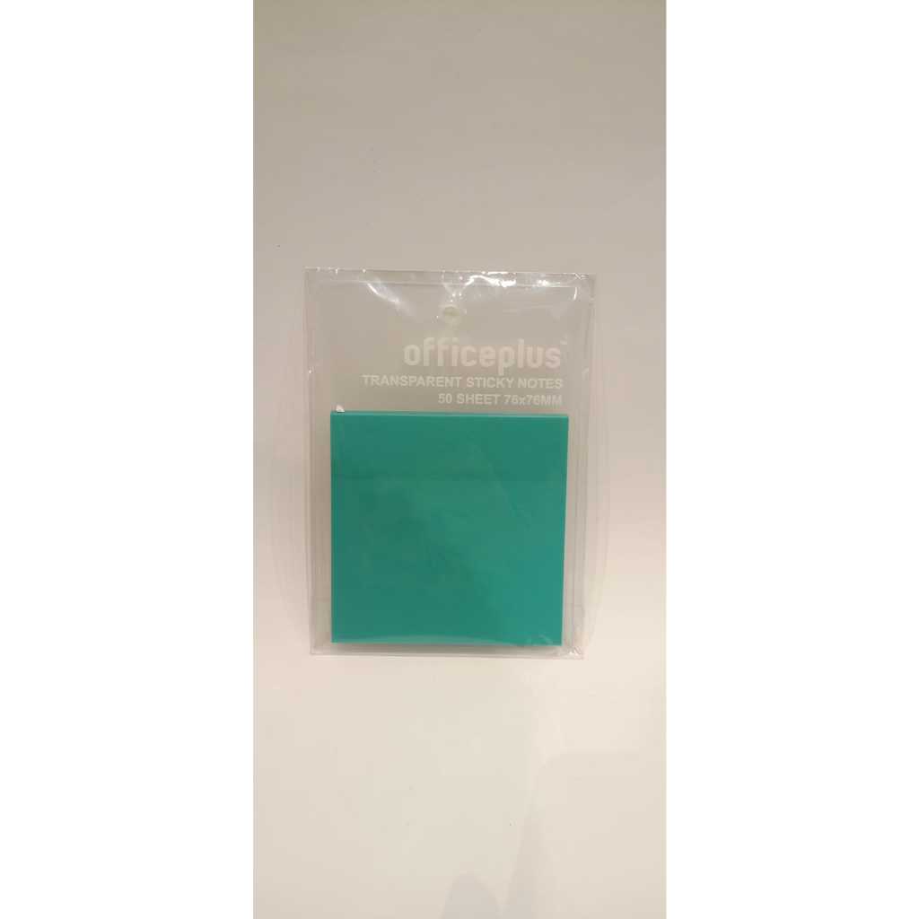 

OFFICE PLUS TRANSPARANT STICKY NOTE 3X3 TOSCA - GRAMEDIA BSD CITY