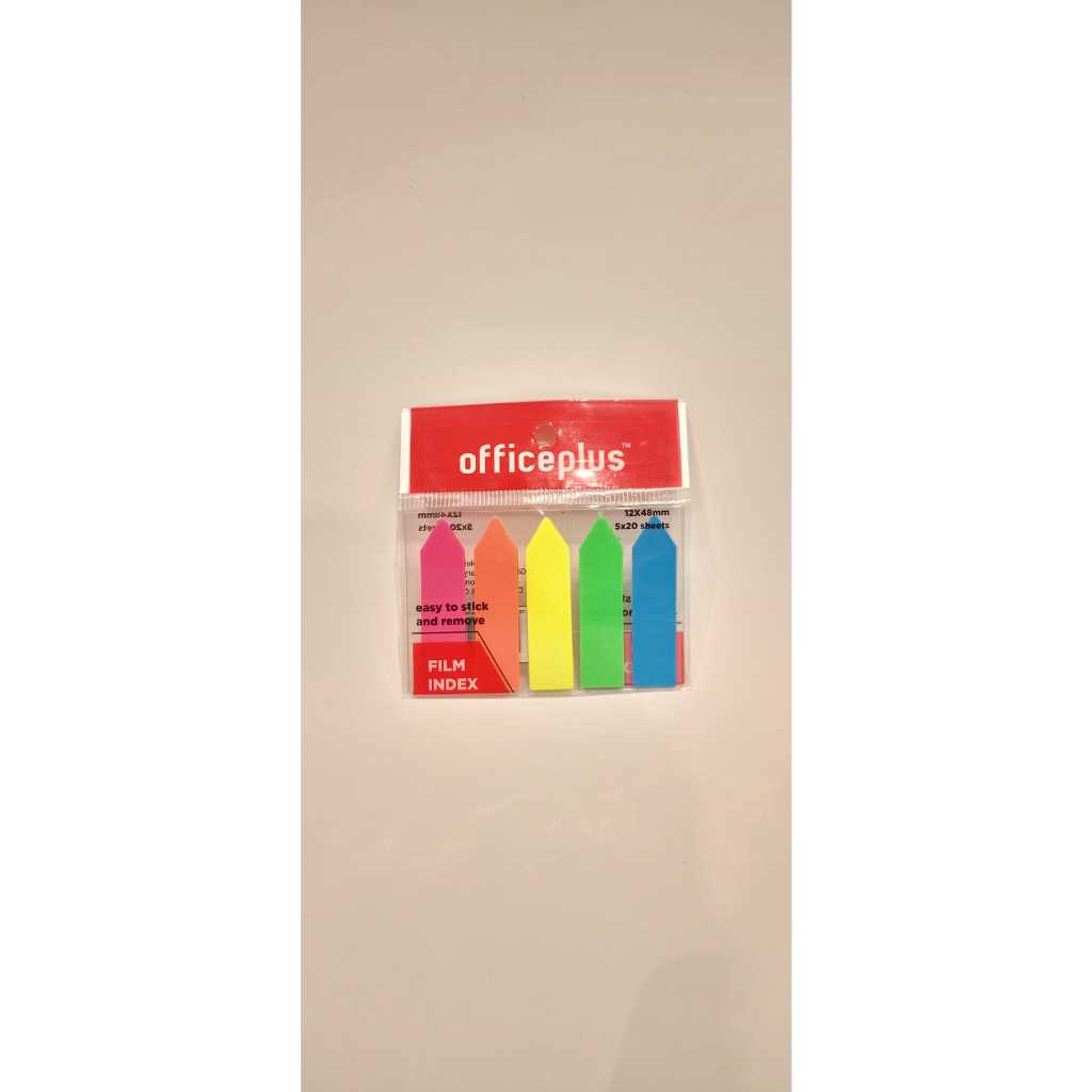 

OFFICE PLUS FILM INDEX ARROW 12X48MMX20SHT - GRAMEDIA BSD CITY