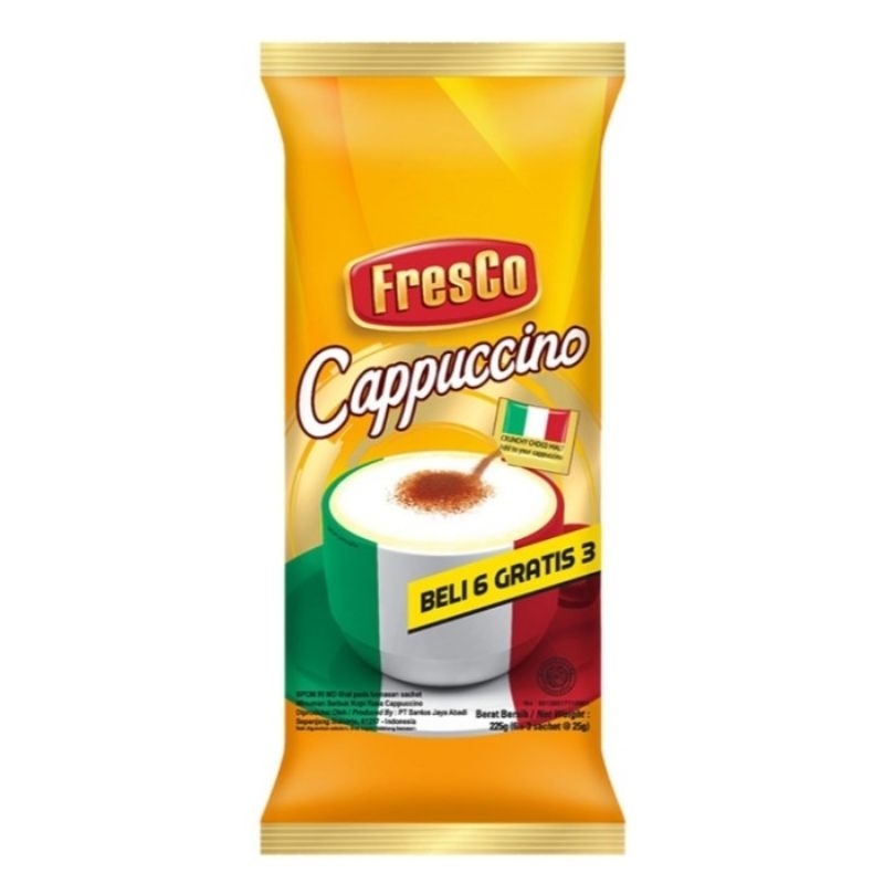 

Fresco Kopi Capuccino Bag Isi 9