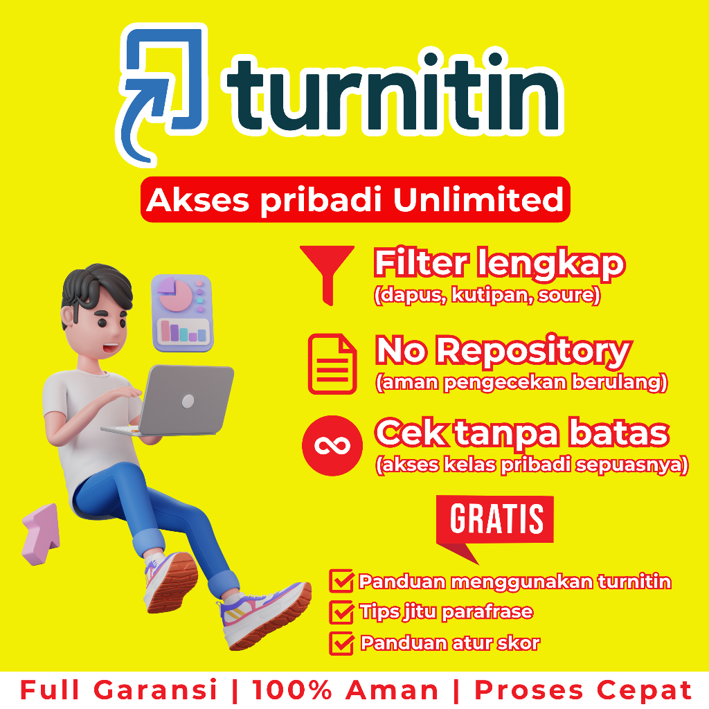 Akun Turnitin No Repository Full garansi