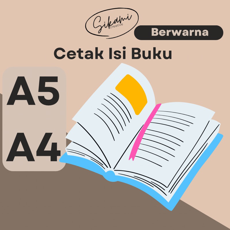 Jasa Print Cetak Isi Buku Novel Jurnal Komik Materi Makalah Berwarna