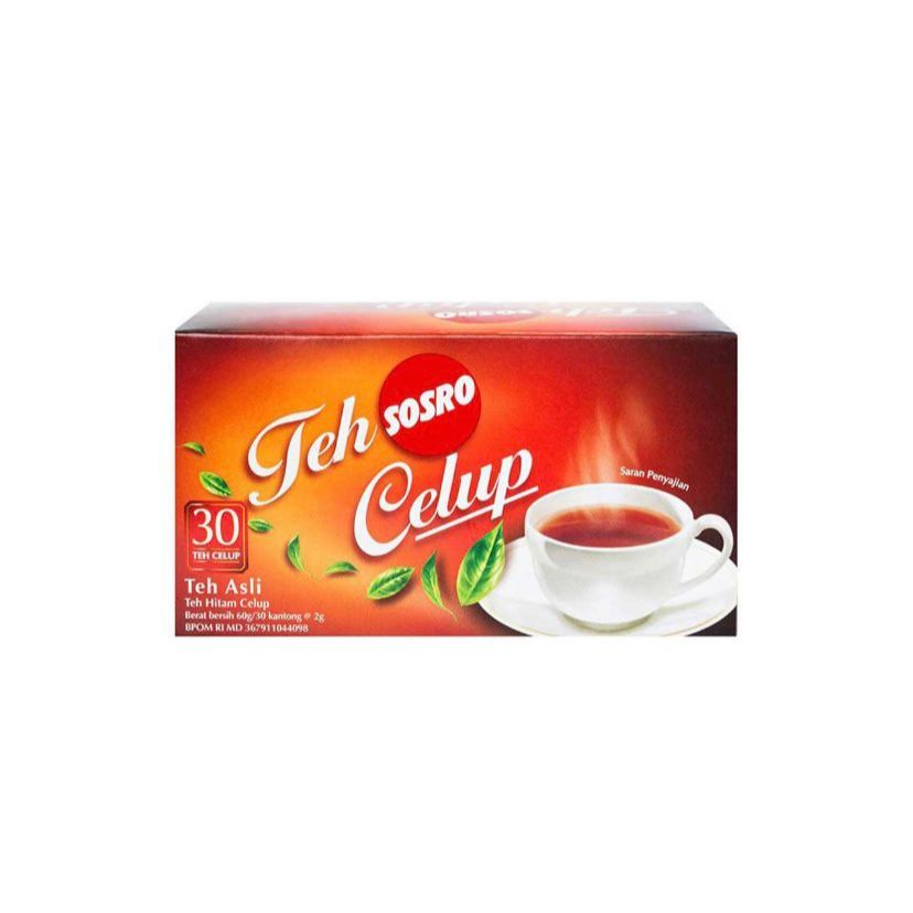 

TEH CELUP SOSRO BLACK TEA ISI 30/50 KANTONG