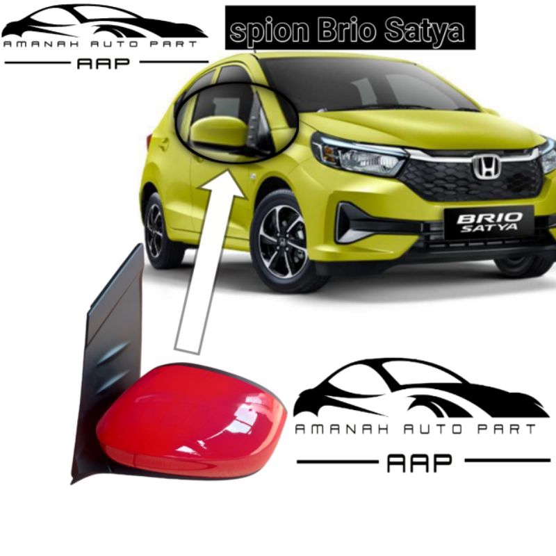 spion Honda Brio Satya ORIGINAL elektrik kaca manual lipat spion Honda Brio Satya tahun 2012-2024