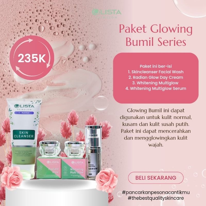 paket glowing Colista Skincare/ skincare BPOM