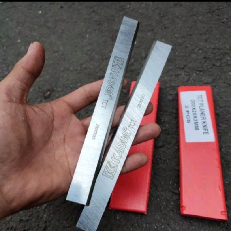 mata pisau serut kayu TCT 20 cm Kadur original pisau Planer 200 x 20 x 3mm Germany