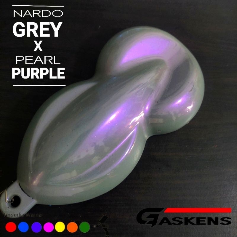 CAT NARDO GREY + PEARL PULE PAKET 400ML CAT ABU-ABU + MUTIARA LEMBAYUNG PULE CAT BODY MOTOR MOBIL