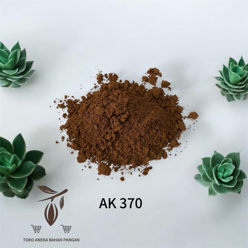 

Cokelat Bubuk ANEKA KAKAO AK 370 Dark Brown 1000gr Kemasan Alu