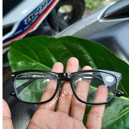 PROMO kacamata baca pria dan wanita model terbaru gagang pakai per free box dan lap