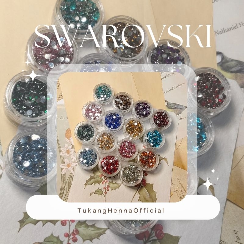 swarovski luxury acc 3mm gems henna