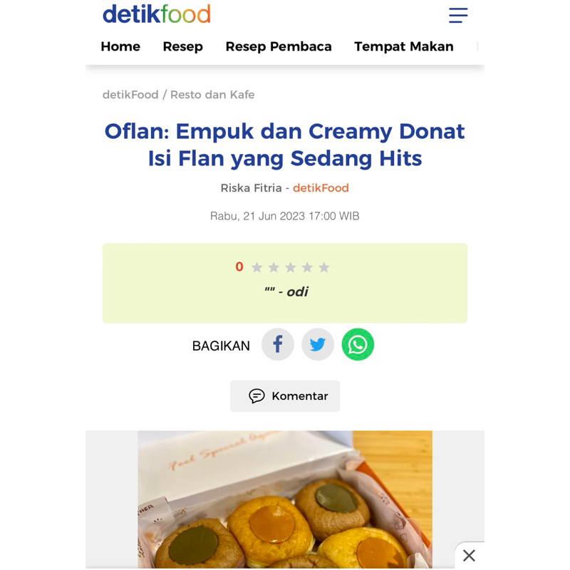 

Xmaster 12 Pcs Oflan Donat Donut Flan 1 Dozen