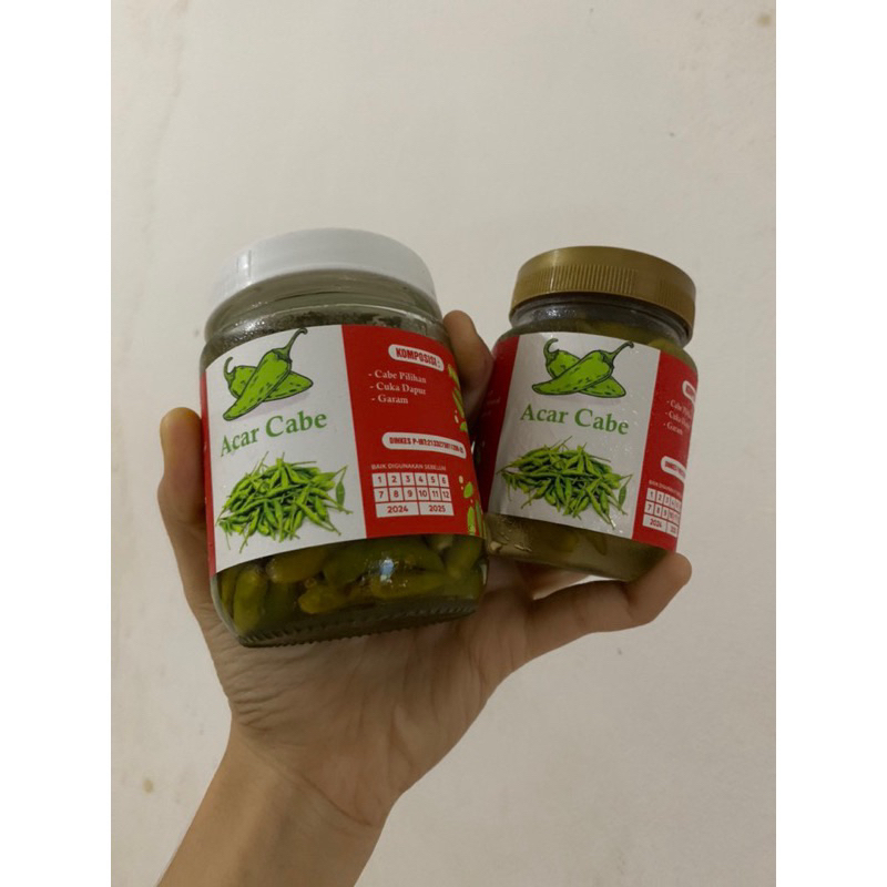 

Acar cabai rawit hijau 250 ml