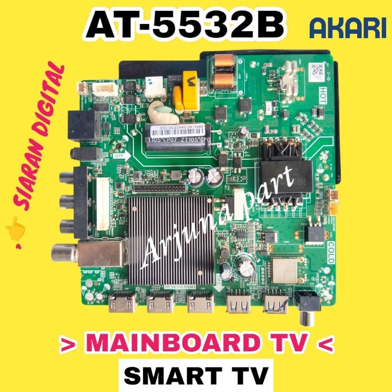 MB TV AKARI AT-5532B / MAINBOARD TV AKARI AT-5532B / MESIN TV AKARI AT-5532B / MODUL TV AKARI AT-553