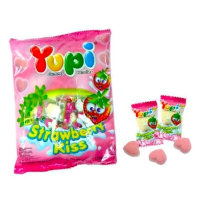 

Yupi Strawberry akiss 120 gr