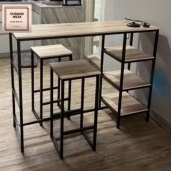 Meja cafe coffeeshop minibar minimalis modern