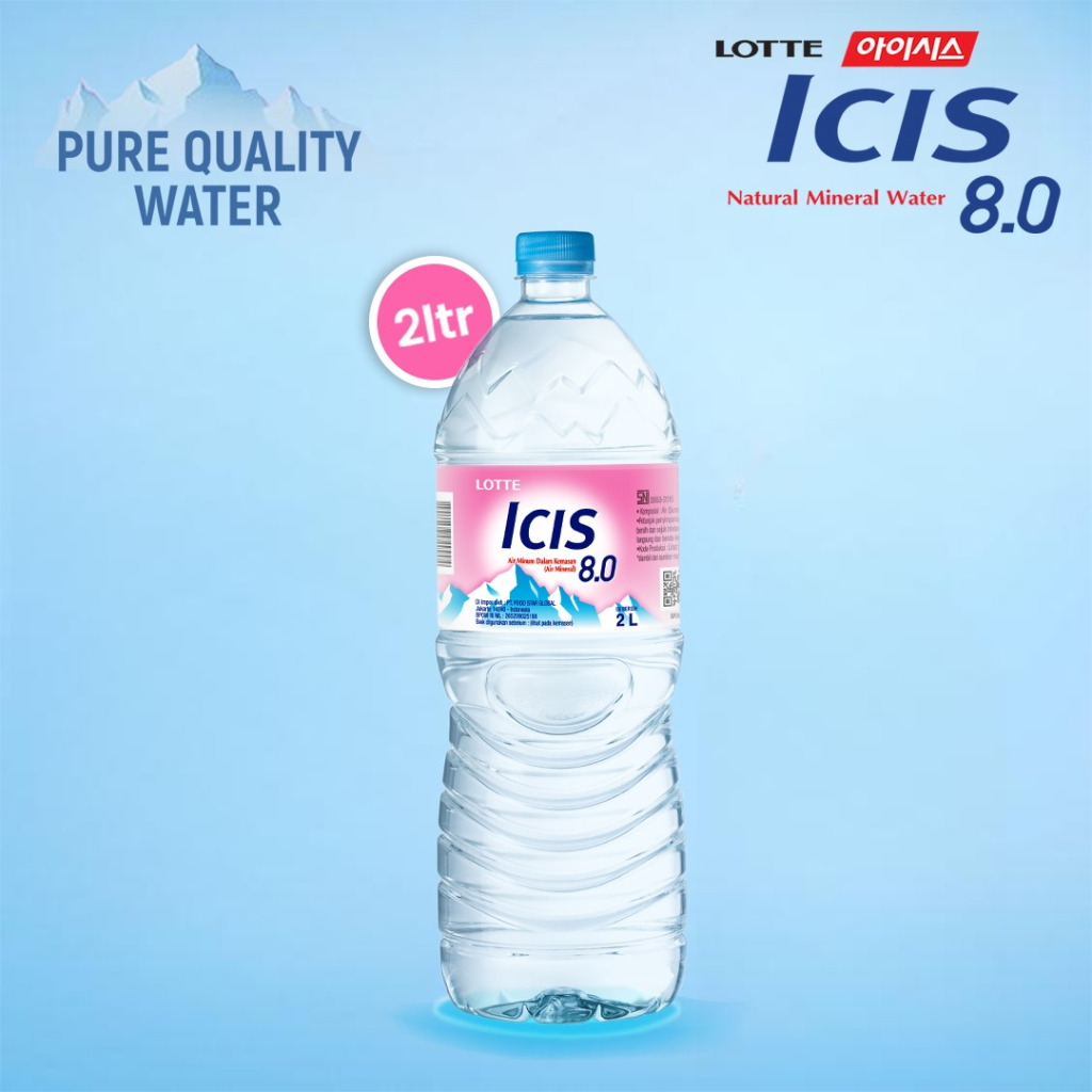 

Air Mineral Korea - Lotte ICIS Mineral Water 8.0 - 2 L ( 1 Botol )