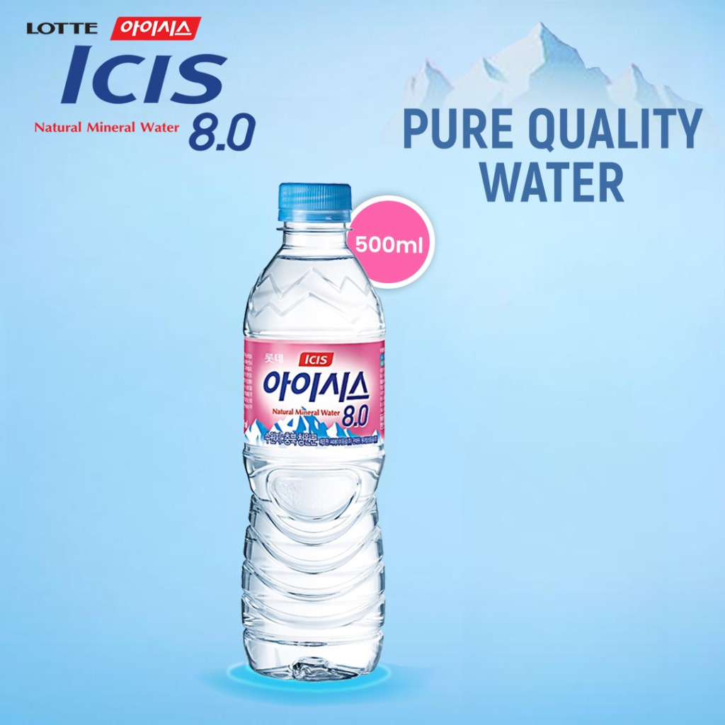 

Air Mineral Korea - Lotte ICIS Mineral Water 8.0 - 500 ml ( 1 Botol )