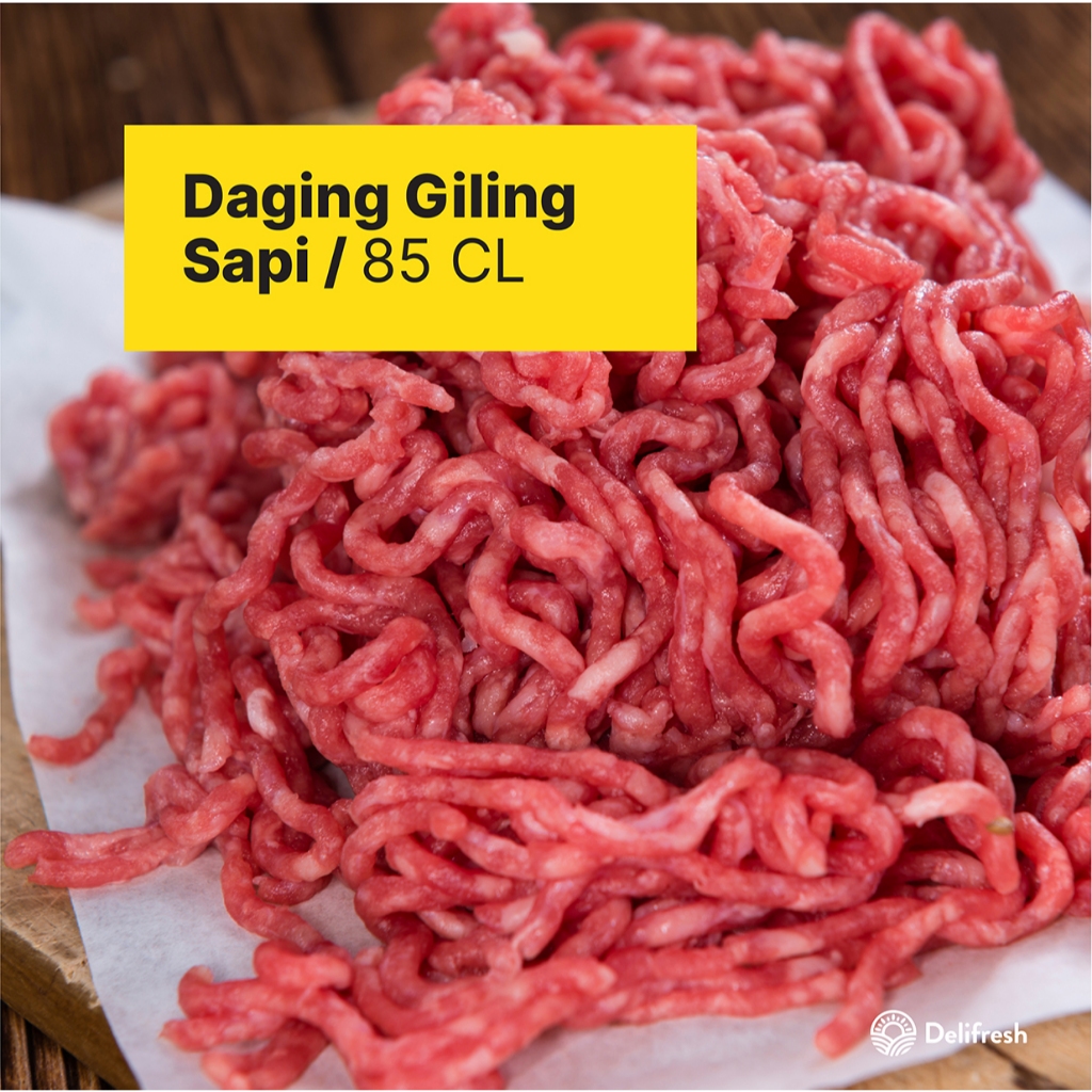 

Delifresh Minced Beef | Daging Sapi Giling 85CL 500gr