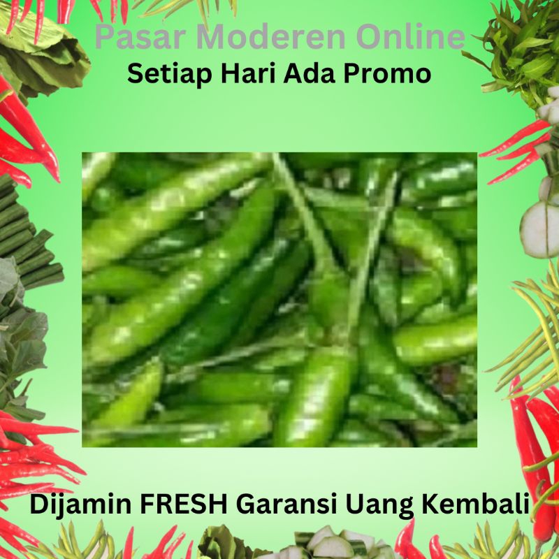 

CABE RAWIT HIJAU 100 GRAM DAN 250 GRAM