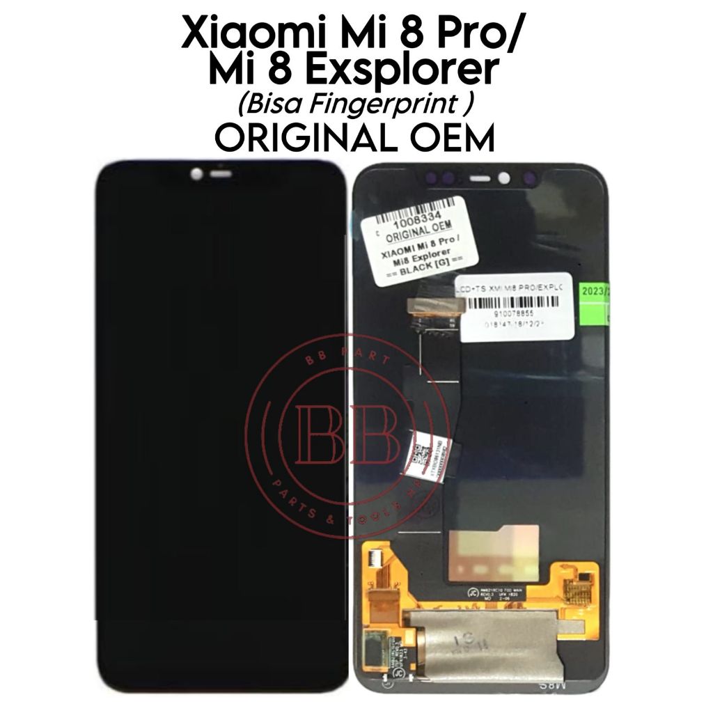 LCD Touchscreen Fullset Xiaomi Mi8 Pro / Mi 8 Explorer / M1807E8A