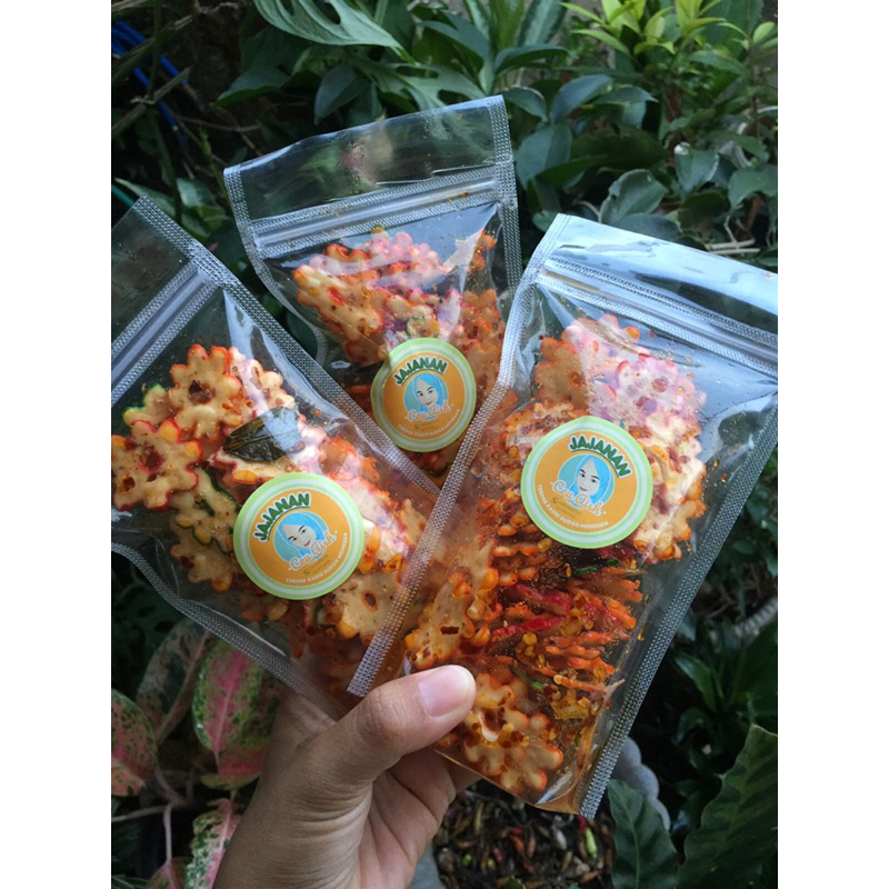 

seblak kering kerupuk bintang