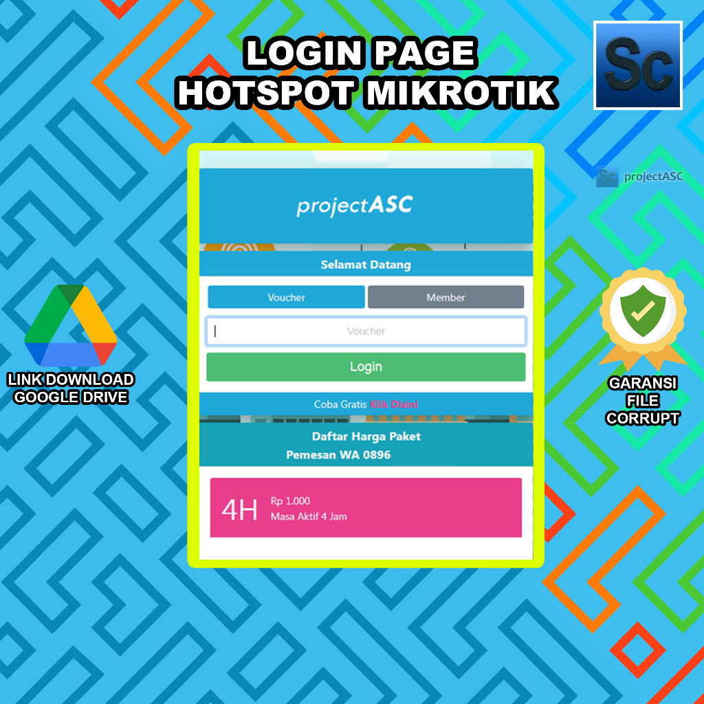 Login Page Hotspot Mikrotik | Usaha Voucher Internet | Hotspot5