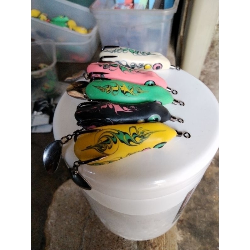 SOFT FROG SLIM 5 CM-umpan casting kodok kodokan