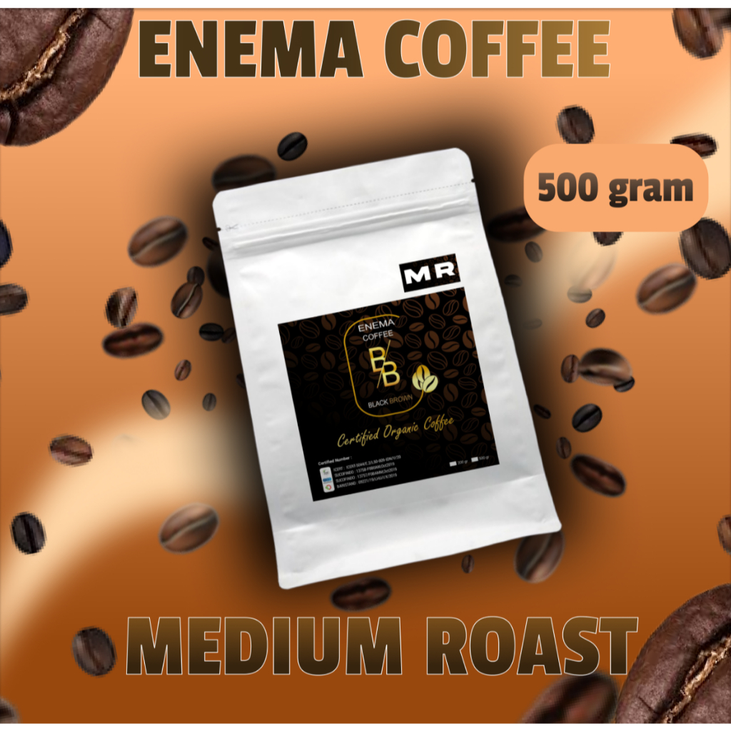 

ENEMA KOPI ORGANIK MEDIUM ROAST 500 gram Bersertifikat